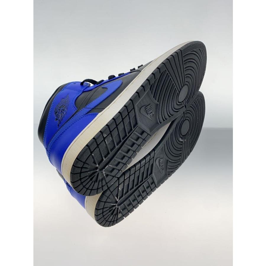 NIKE◇AIR JORDAN 1 MID_エア ジョーダン ミッド/27.5cm/BLU