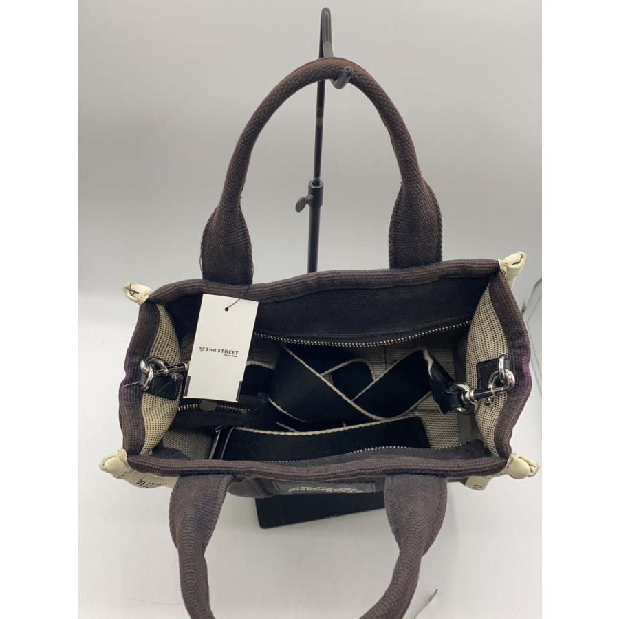 MARC JACOBS◇トートバッグ/キャンバス/BLK/M0017025 : セカンド