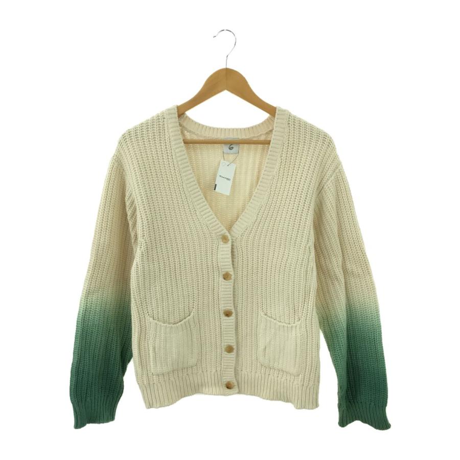 6 (ROKU) - ＜6(ROKU)＞SHIRRING CURVE CARDIGAN/カーディガンの+