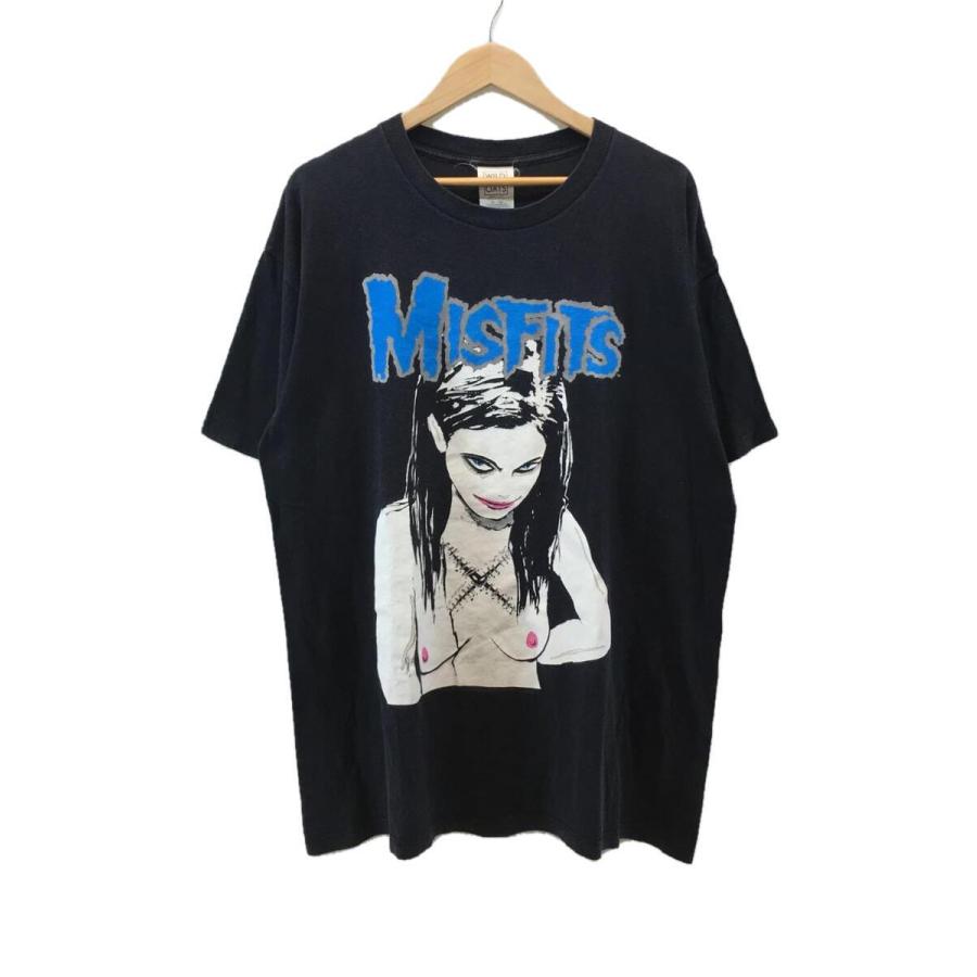Tシャツ/XL/コットン/BLK/99年製/USA製/MISFITS CANT HOLD TEE/WILD