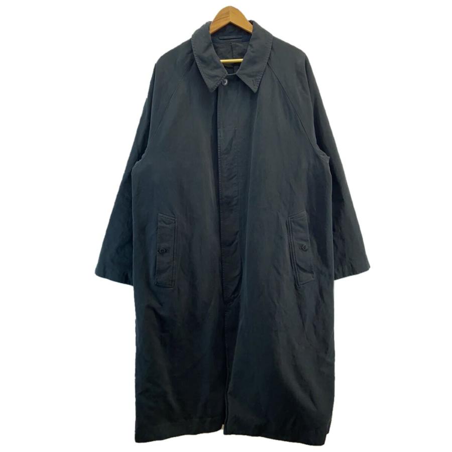 COMOLI◇24AW/製品染め/バルカラーコート/コート/3/コットン/BLK/A03