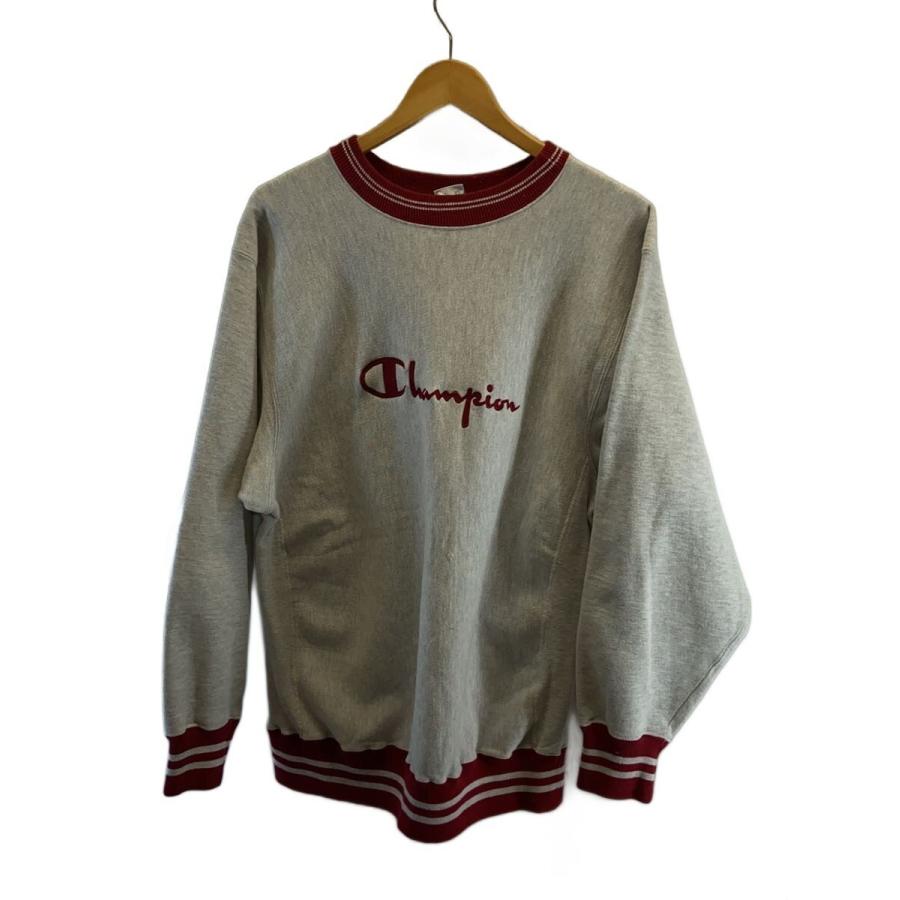 Champion◇リバースウィーブ/90s/usa製/スウェット/XL/コットン/GRY