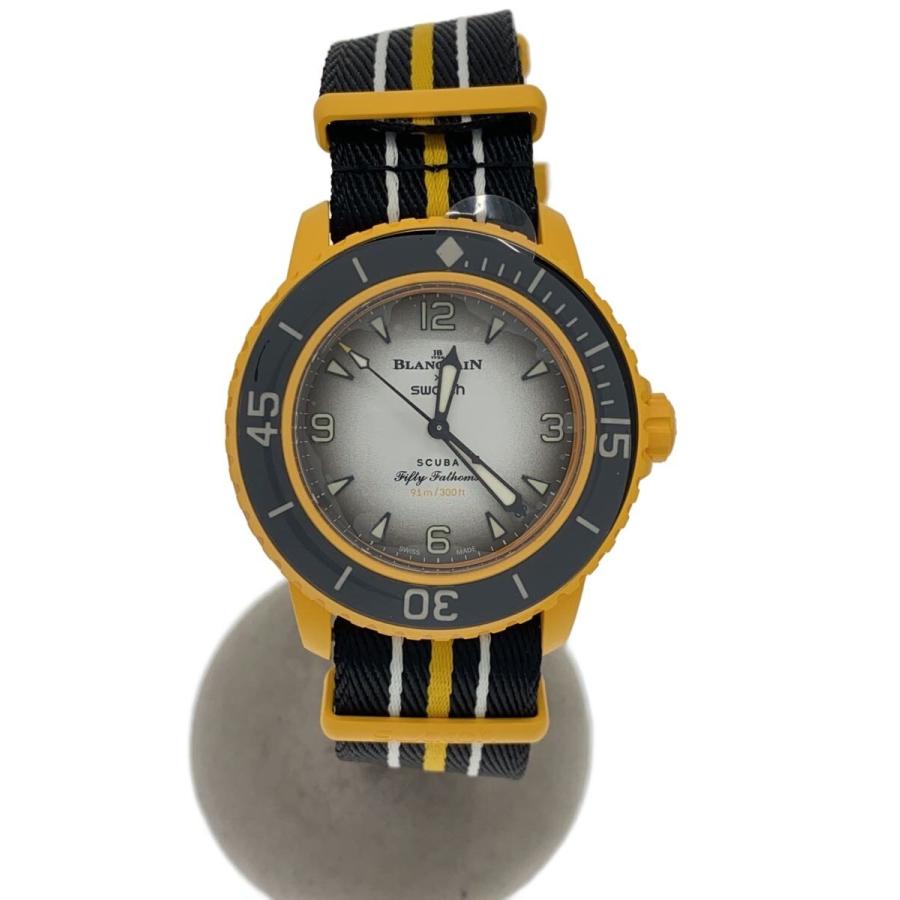BLANCPAIN◇×Swatch/PACIFIC OCEAN/自動巻/ナイロン/GRY/NVY/20250713