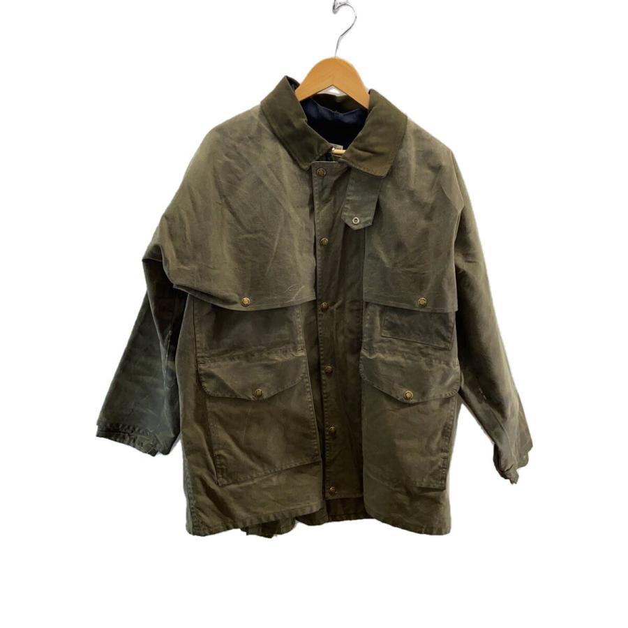 FILSON◇90s/オイルドジャケット/ライナー付き/ジャケット/M/BRW/無地
