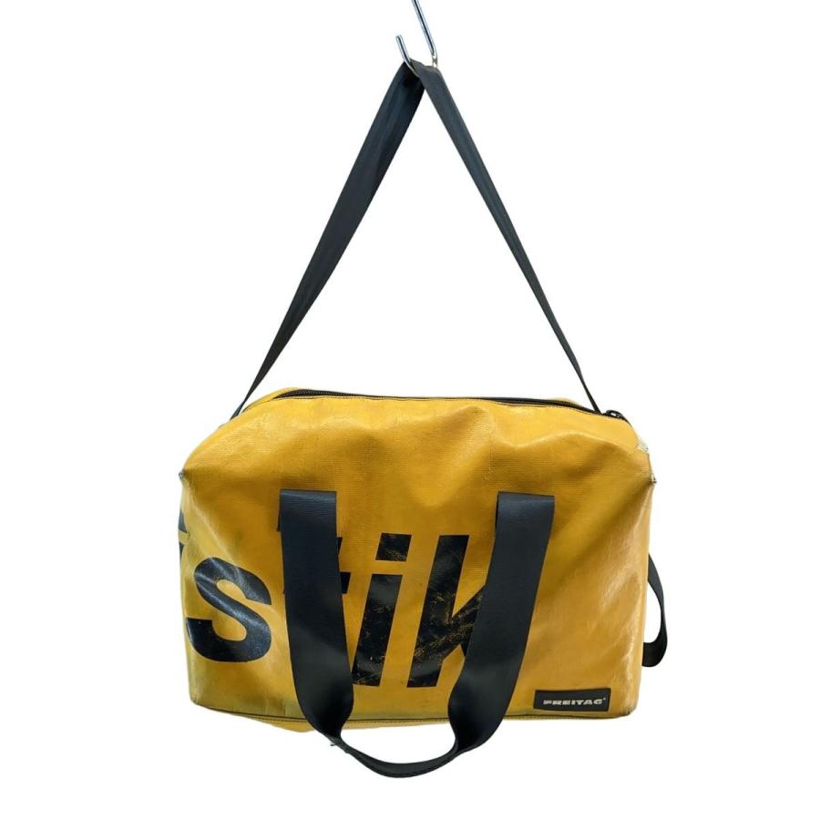 FREITAG◇F46 CLARK/クラーク/角ダメージ/ボストンバッグ/--/YLW/無地