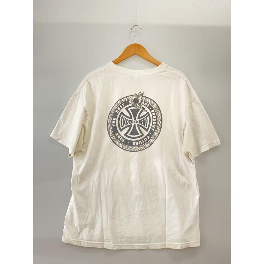 INDEPENDENT◇NHSタグ/アイアンクロス/スネーク/Tシャツ/XL/WHT