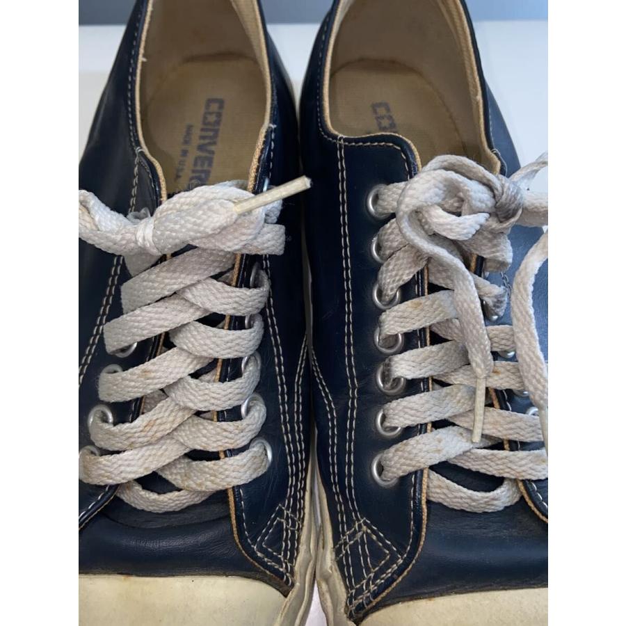 90s CONVERSE JACK PURCELL USA製 ネイビー 4 CONVERSE◇90s/Jack Purcell/USA製/ローカットスニーカー/NVY/レザー