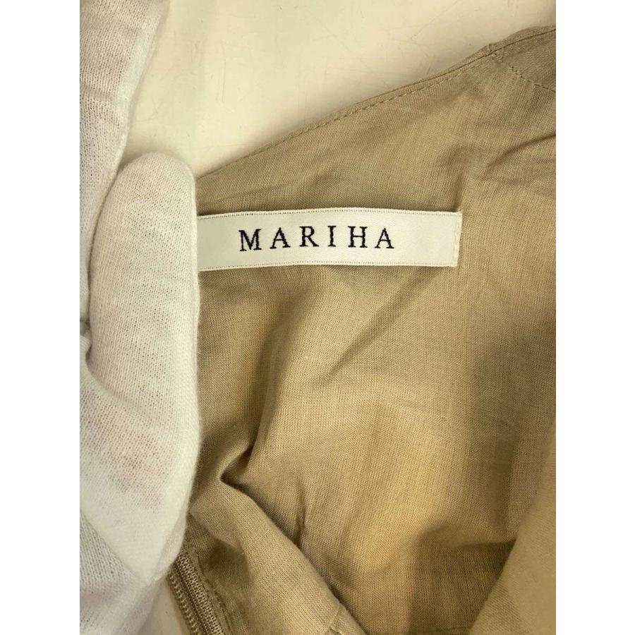MARIHA◇ノースリーブワンピース/36/コットン/BEG/無地/3211244023