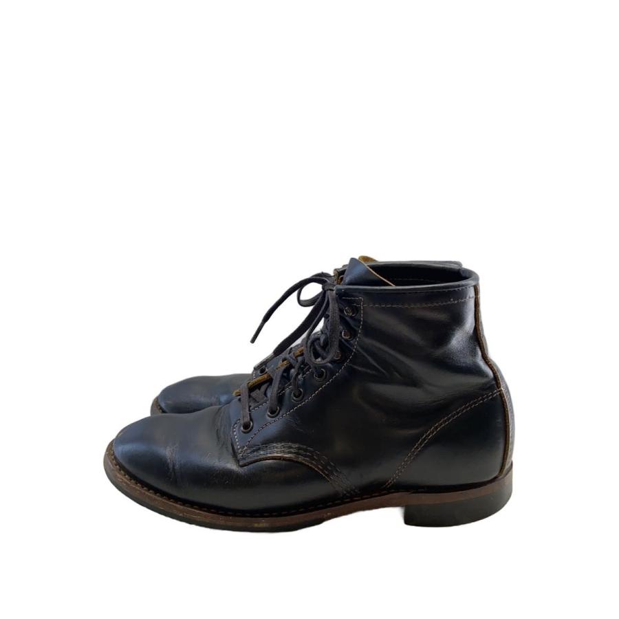 RED WING◇Beckman Flatbox/レースアップブーツ/25.5cm/BLK/レザー