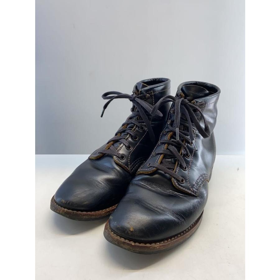 RED WING◇Beckman Flatbox/レースアップブーツ/25.5cm/BLK/レザー