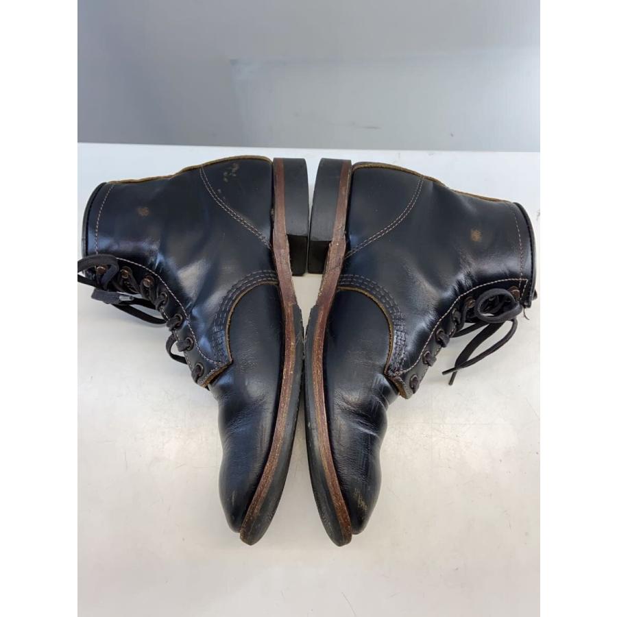 RED WING◇Beckman Flatbox/レースアップブーツ/25.5cm/BLK/レザー