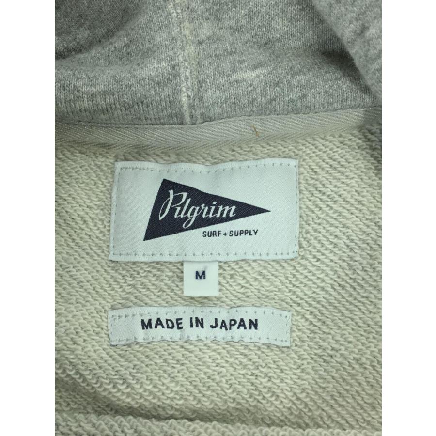 PILGRIM◆パーカー/M/コットン/グレー/プリント/36-13-0011-375/TEAM HOODIE/汚れ有｜ssol-shopping｜03