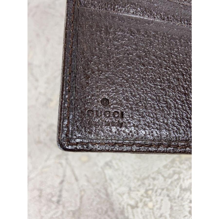 GUCCI◇2つ折り財布/キャンバス/BRW/レディース/146195・3734