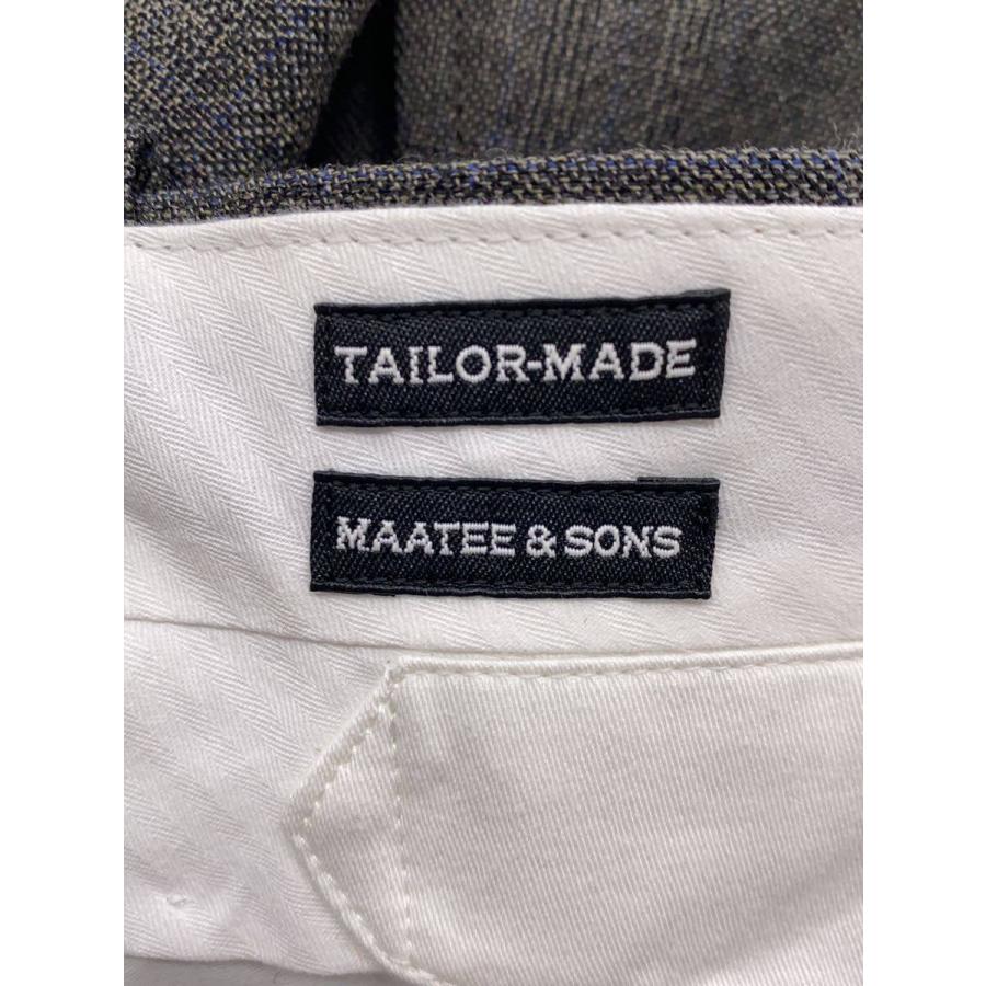MAATEE&SONS◇SET UP TROUSER 2/スラックスパンツ/1/ウール/グレー