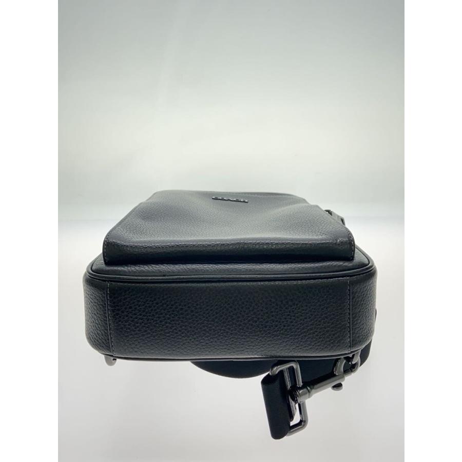 COACH◆イーサンパック/ショルダーバッグ/レザー/BLK/無地/CY833//_3