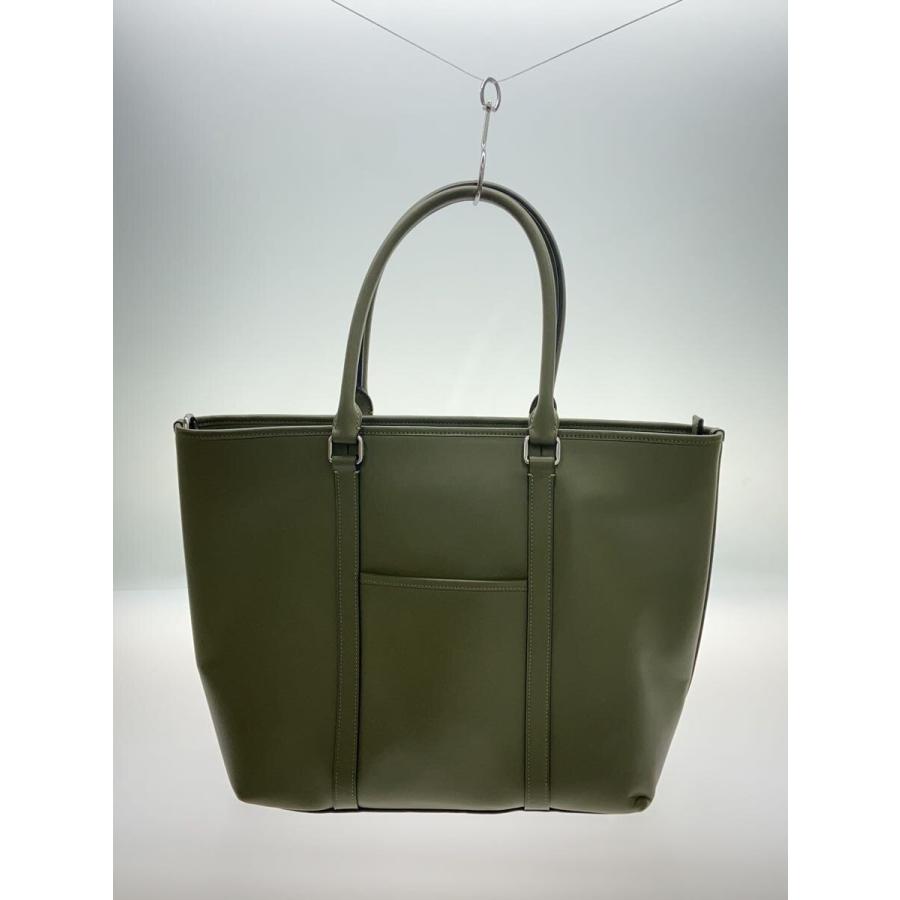 COACH◇ネイサントートバッグ/レザー/KHK/無地/CBG49// : セカンド