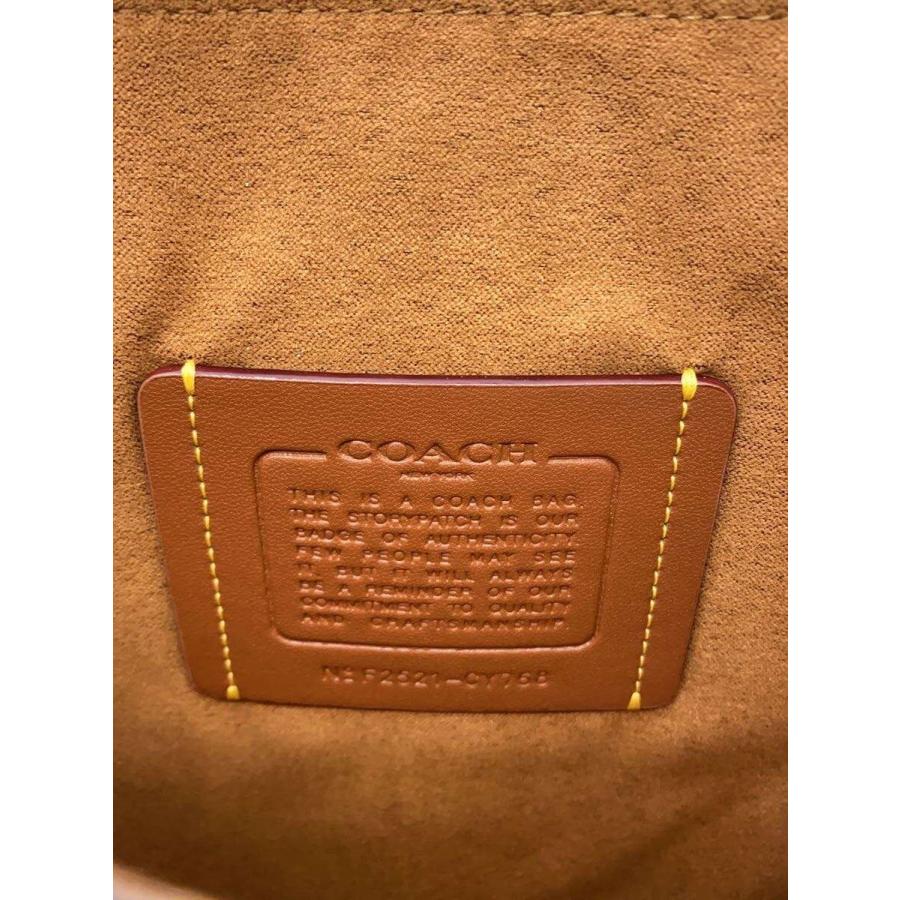 COACH◇ショルダーバッグ/レザー/BLK/無地/CY768/ケイレブ