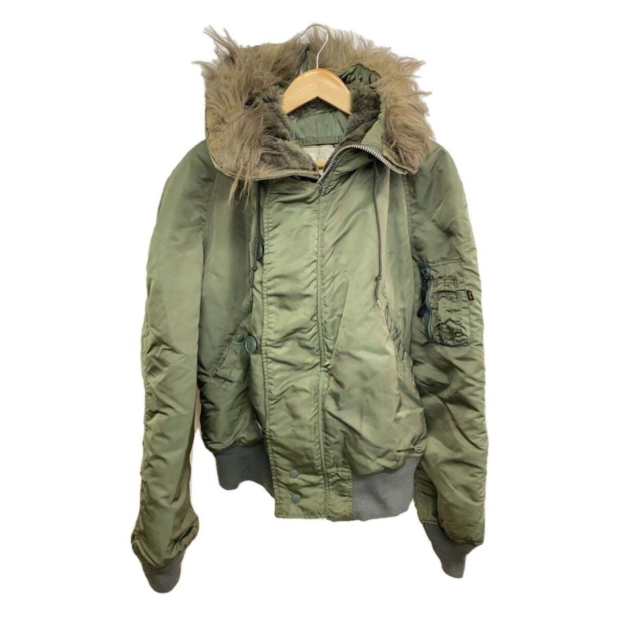 【そーご】ALPHA INDUSTRIES N2-B フライトジャケット ALPHA INDUSTRIES◇N2-B/フライトジャケット/L/ナイロン/GRN