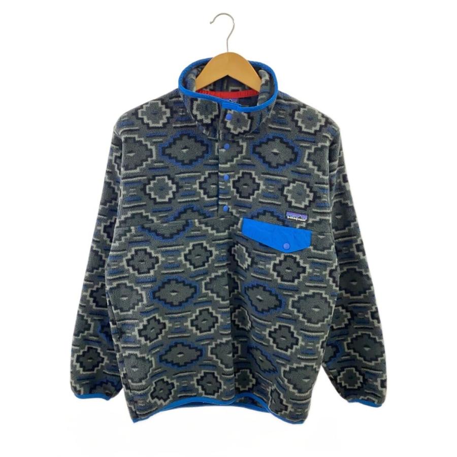 patagonia◇シンチラスナップT/フリースジャケット/S/ポリエステル/GRY
