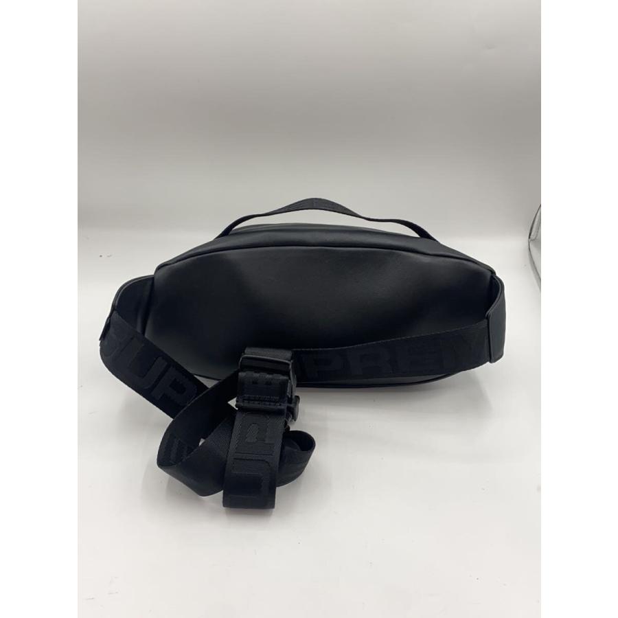 Supreme◇23AW/Leather Waist Bag/ウエストバッグ/レザー/BLK