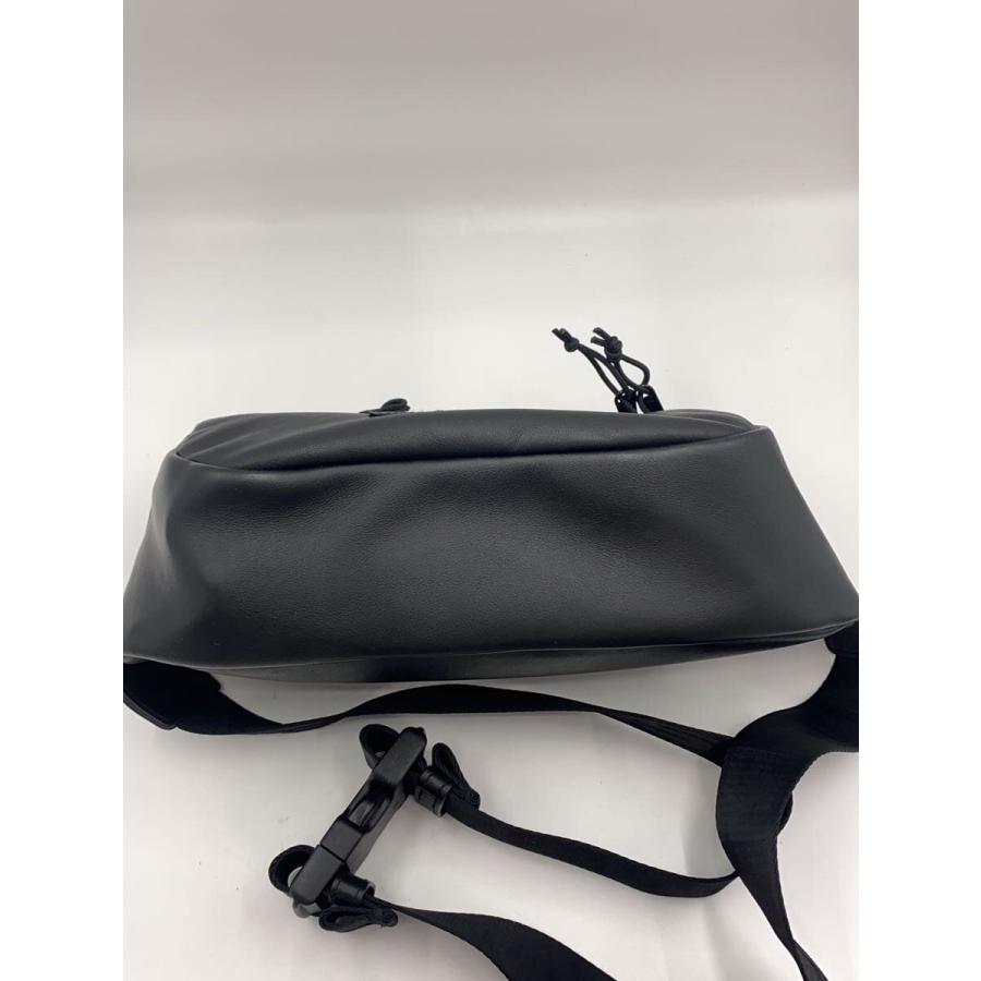 Supreme◇23AW/Leather Waist Bag/ウエストバッグ/レザー/BLK