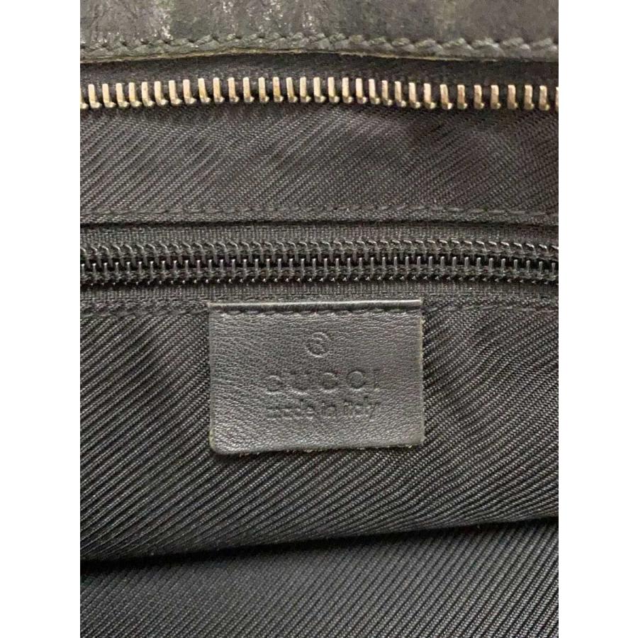 GUCCI◇GGキャンバス/ショルダーバッグ/PVC/BLK/92560 : セカンド