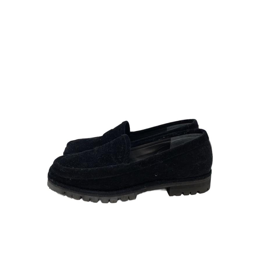 BLOHM WEIRDOS BLACK / コーデュロイ ローファー 新作 BLACK