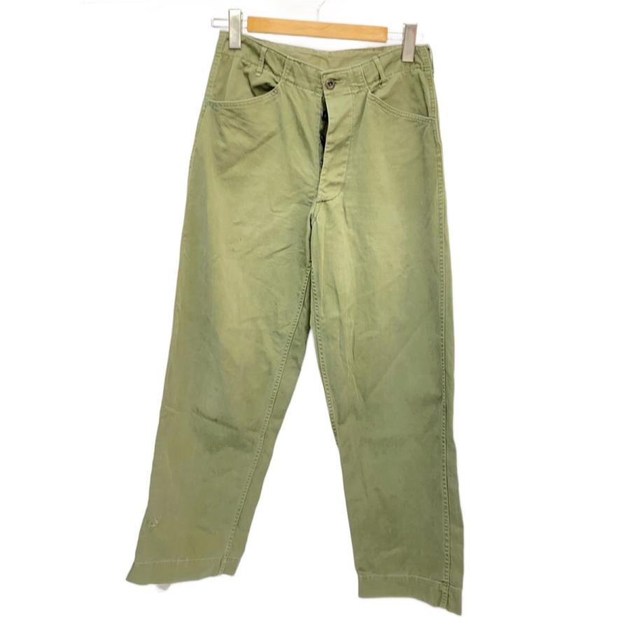 US.NAVY◇40/N-3/月桂樹ボタン/ボトム/--/コットン/KHK : セカンド