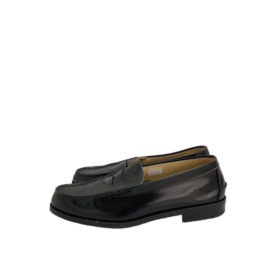 sale☆新品未使用☆ Kenford ブラック・カモ　ローファー 28cm KENFORD◇EMBOSSED LOAFERS BLACK PAISLEY/ローファー/28cm/BLK/レザー