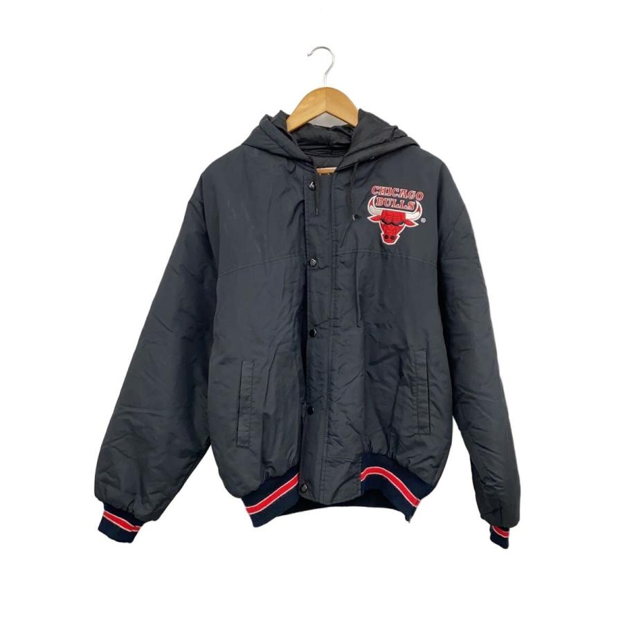 STARTER◇CHICAGO BULLS/NBA/中綿/ジャケット/L/--/BLK : セカンド 