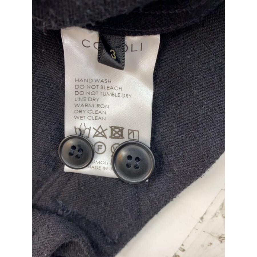 COMOLI◇シルクネップTYPE1st//ジャケット/3/シルク/BLK : セカンド 