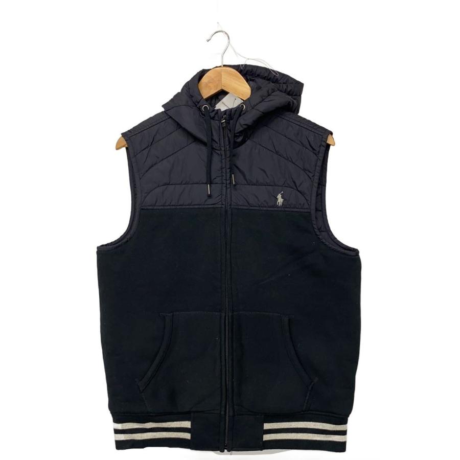 POLO RALPH LAUREN◇ダウンベスト/M/ナイロン/BLK// : セカンド 