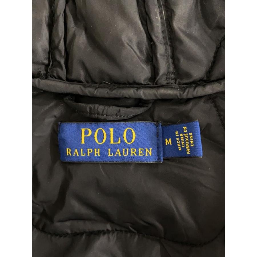 POLO RALPH LAUREN◇ダウンベスト/M/ナイロン/BLK// : セカンド 