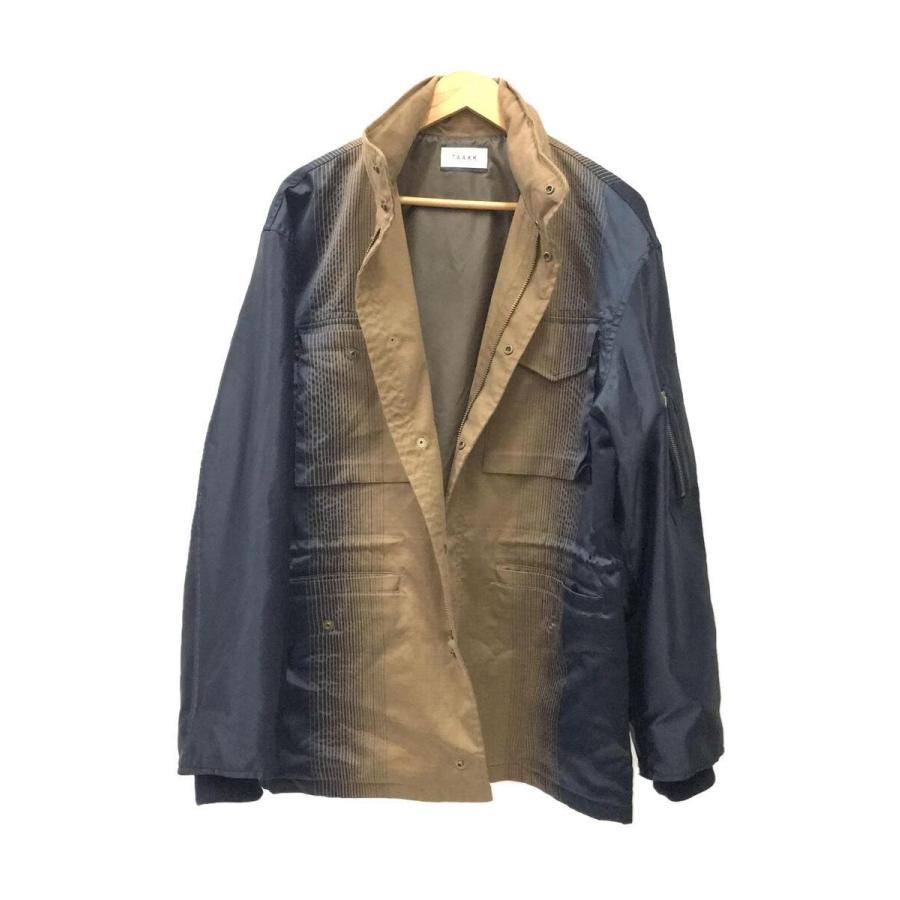 TAAKK◇ミリタリージャケット/2/ナイロン/キャメル/総柄/TA22AW-BL037  