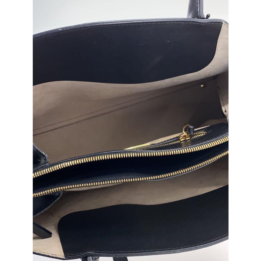 IACUCCI / トートバッグ/レザー/BLK/無地// IACUCCI◇トートバッグ/レザー/BLK/無地// : セカンドストリートYahoo