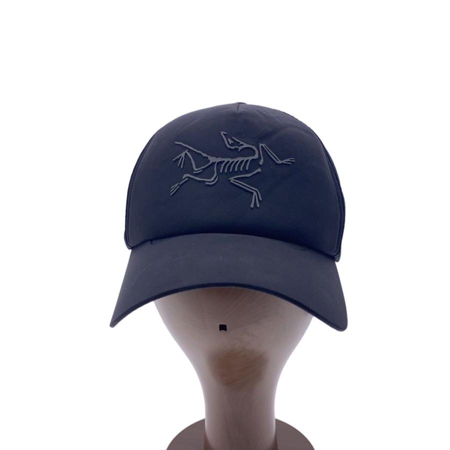 ARC'TERYX◇トラッカー/キャップ/FREE/ポリエステル/BLK/メンズ