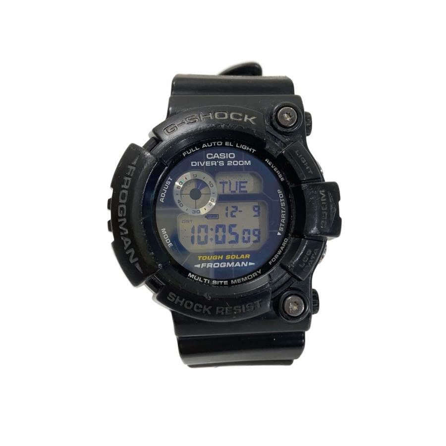 CASIO◇ソーラー腕時計・G-SHOCK/デジタル/ラバー/BLK/BLK : セカンド