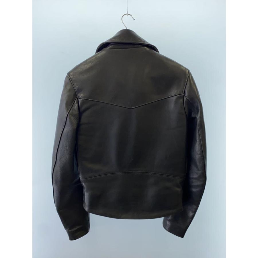 Lewis Leathers Aviakit ブラックレザー Lewis Leathers◇ダブルライダースジャケット/--/レザー/BLK