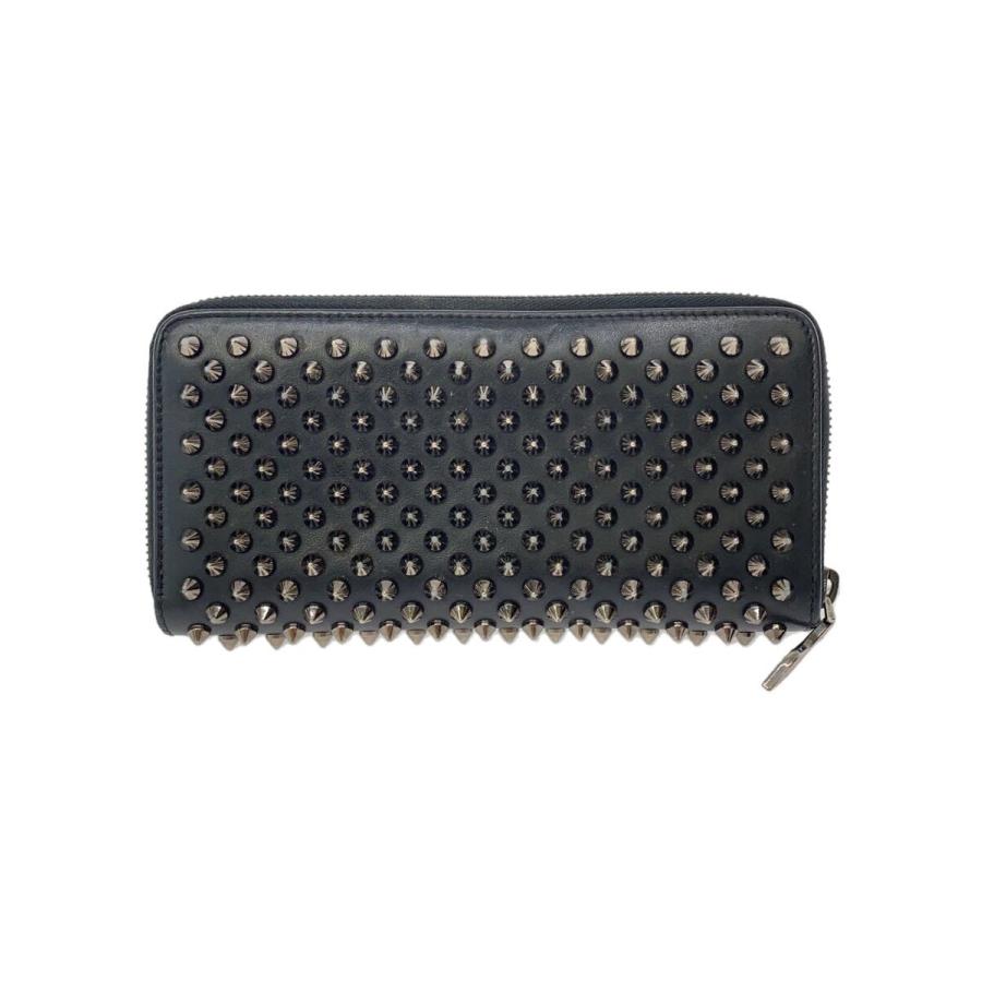 Christian Louboutin◇長財布/レザー/BLK/メンズ : セカンドストリート