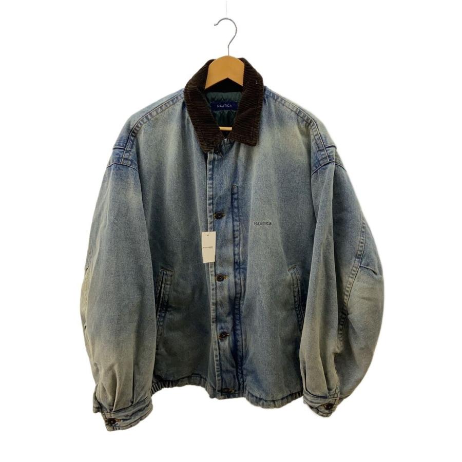 NAUTICA◇Denim Blouson/ジャケット/XL/デニム/BLU/243-1527