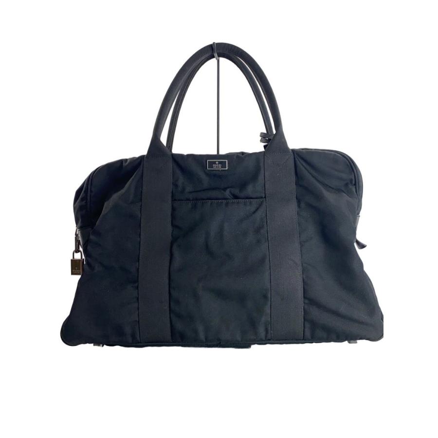 GUCCI◇ボストンバッグ/ナイロン/BLK/012・0396 : セカンドストリート