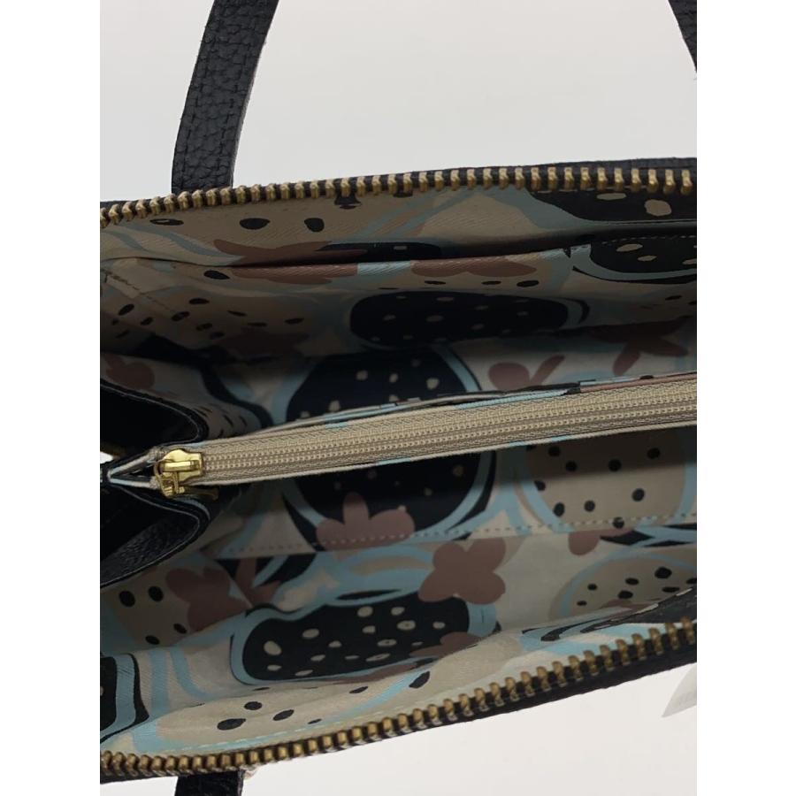 IANNE◇ショルダー欠品/オムレット/ハンドバッグ/レザー/BLK