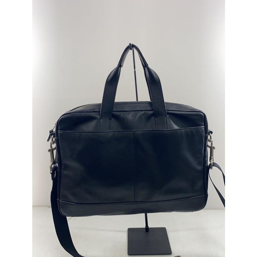 COACH◆2wayショルダーバッグ/ブリーフケース_オールレザー/レザー/BLK//_2