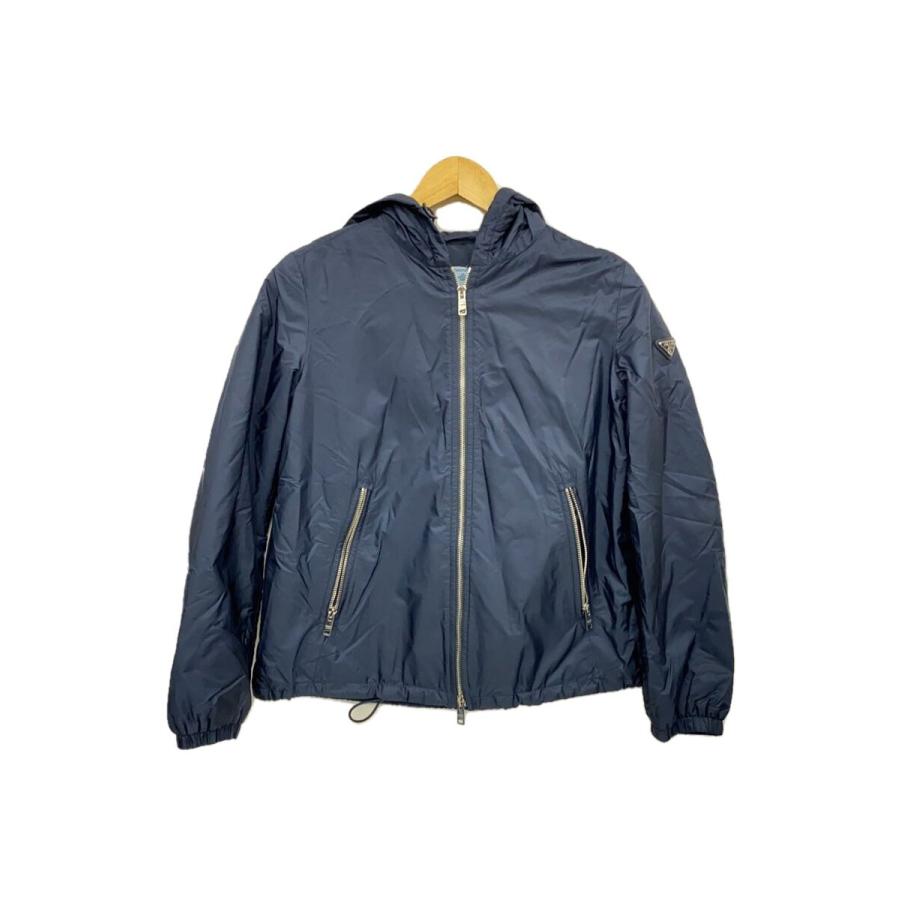 PRADA◇三角プレート/Wジップ/トライアングルロゴ/ナイロンジャケット