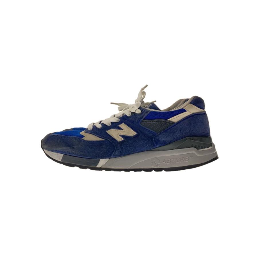 NEW BALANCE◇M998/ブルー/US9.5/BLU/MADE IN USA// : セカンド