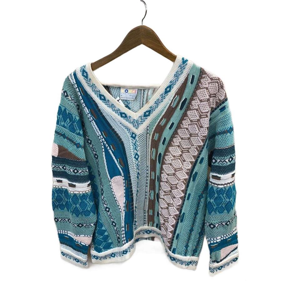 COOGI ニット セーター 古着 COOGI◇ニット・セーター(厚手)/S/コットン/マルチカラー : セカンド