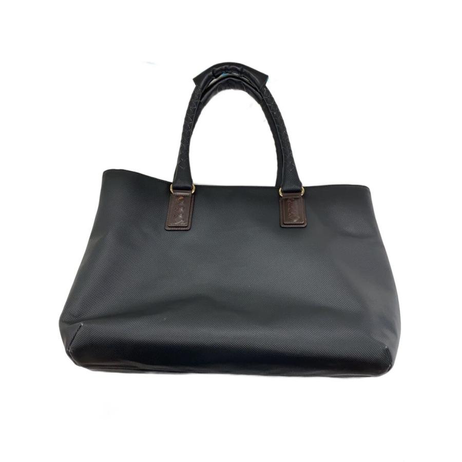 BOTTEGA VENETA◇角スレ/トートバッグ/レザー/BLK// : セカンド