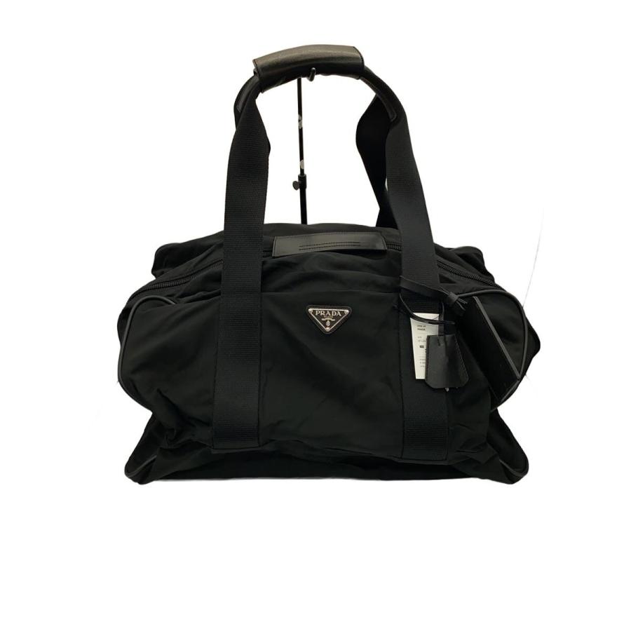 PRADA ナイロン　ボストンバック　トートバッグ　ハンドバッグ PRADA◇ボストンバッグ/ナイロン/BLK : セカンドストリートYahoo!店