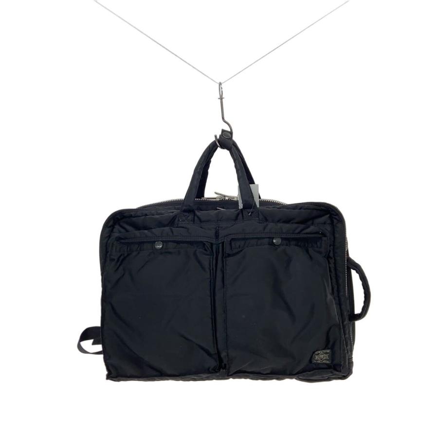 PORTER◇タンカー/3WAY/ショルダーバッグ/ナイロン/BLK : セカンド