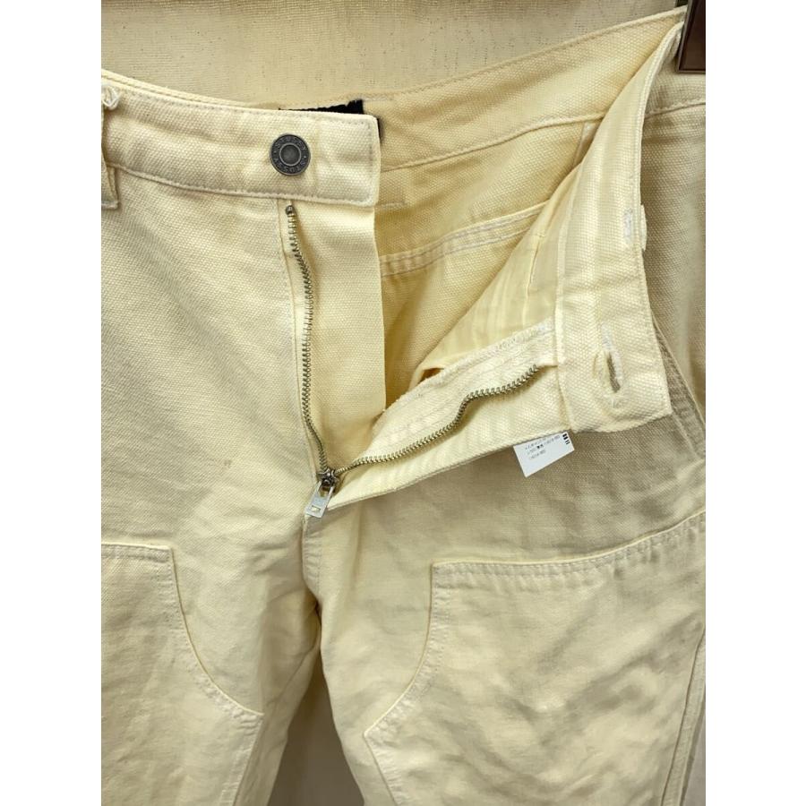 STUSSY◇ペインターパンツ/30/コットン/IVO/無地/116318-003